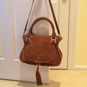 CHLOE MARCIE SUEDE MEDIUM BAG